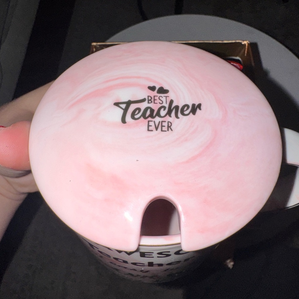 Pink Teacher Mug - Picture 11 of 11